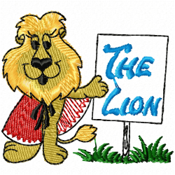 Lion Embroidery Design 2